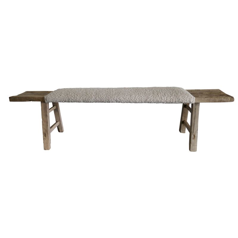 Shandong Bench with Shearling