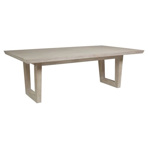 Brio Rectangular Dining Table, Bianco White~P77443365