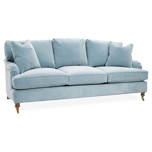 a Blue Sofa