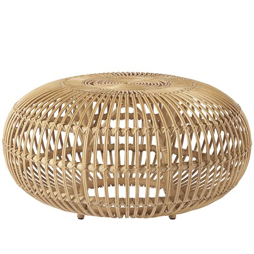 Scatter Rattan Ottoman, Natural~P77529545