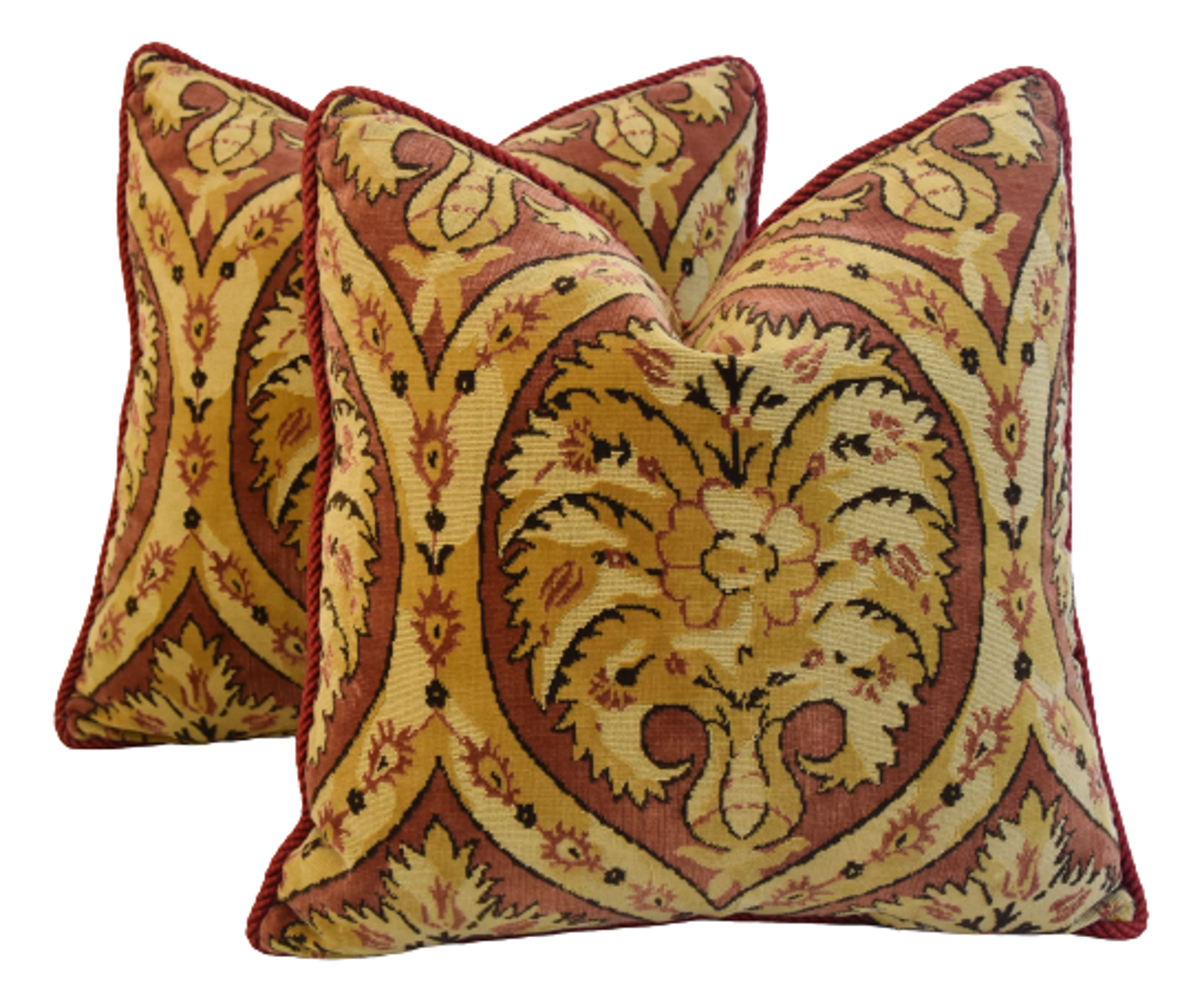 Designer Italian Cut Velvet Pillows, Pr~P77622672