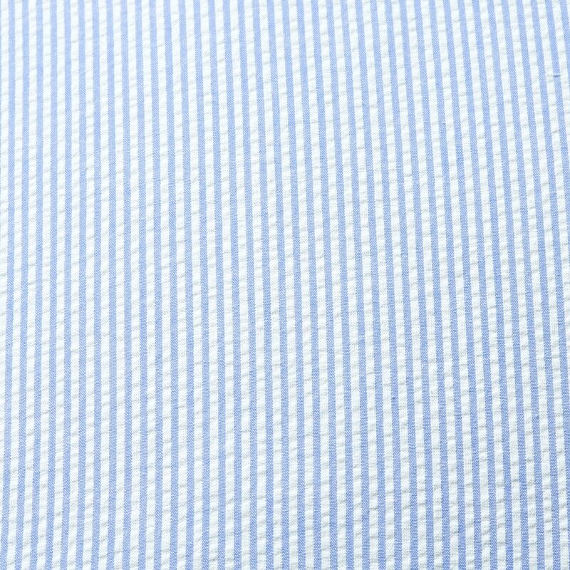 Linen Salvage Et Cie Seersucker Euro Sham, Blue/White One Kings Lane