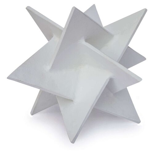 9" Origami Star Accent, White~P77496028