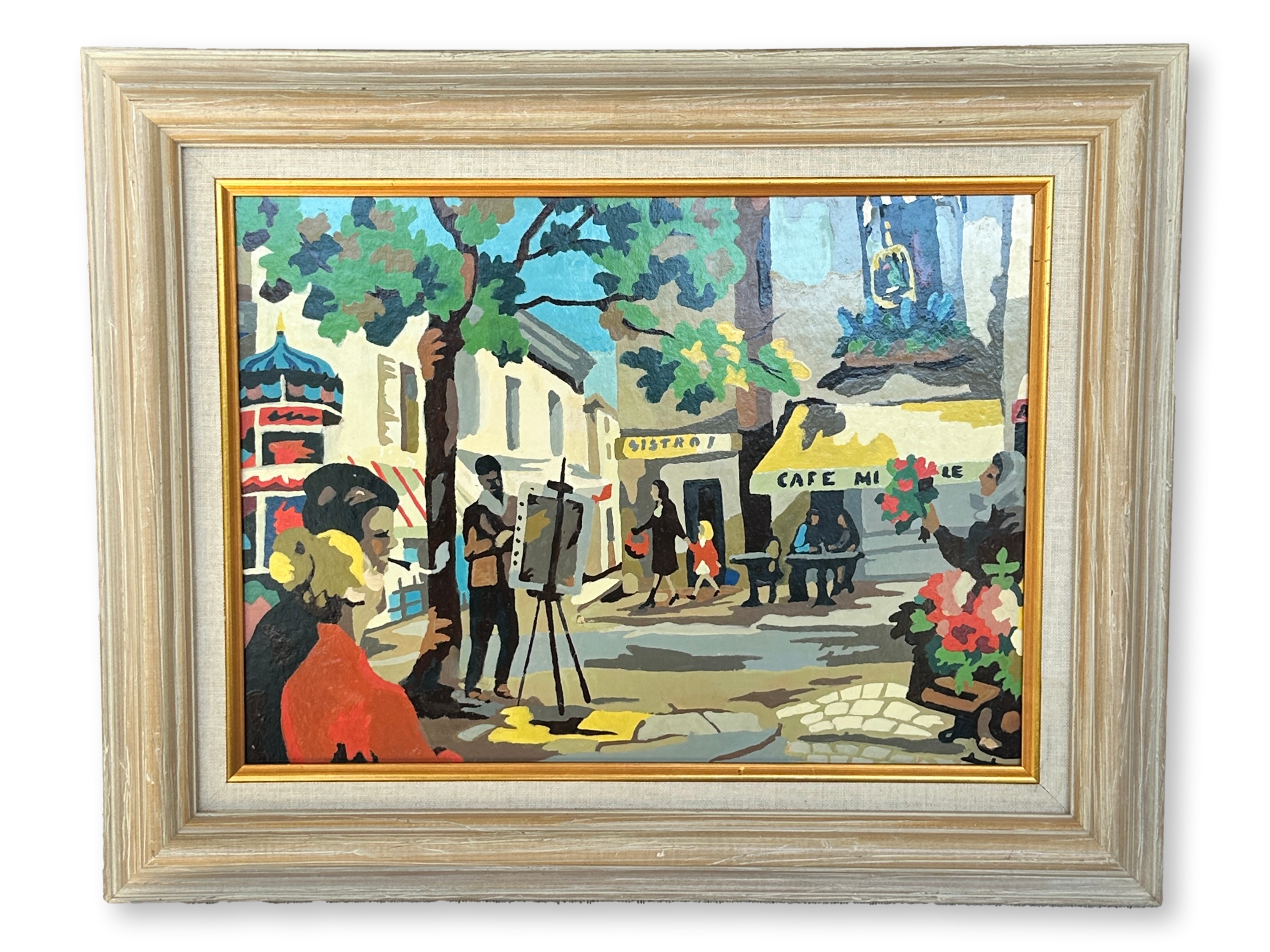 Midcentury Paris Street Painting~P77699871