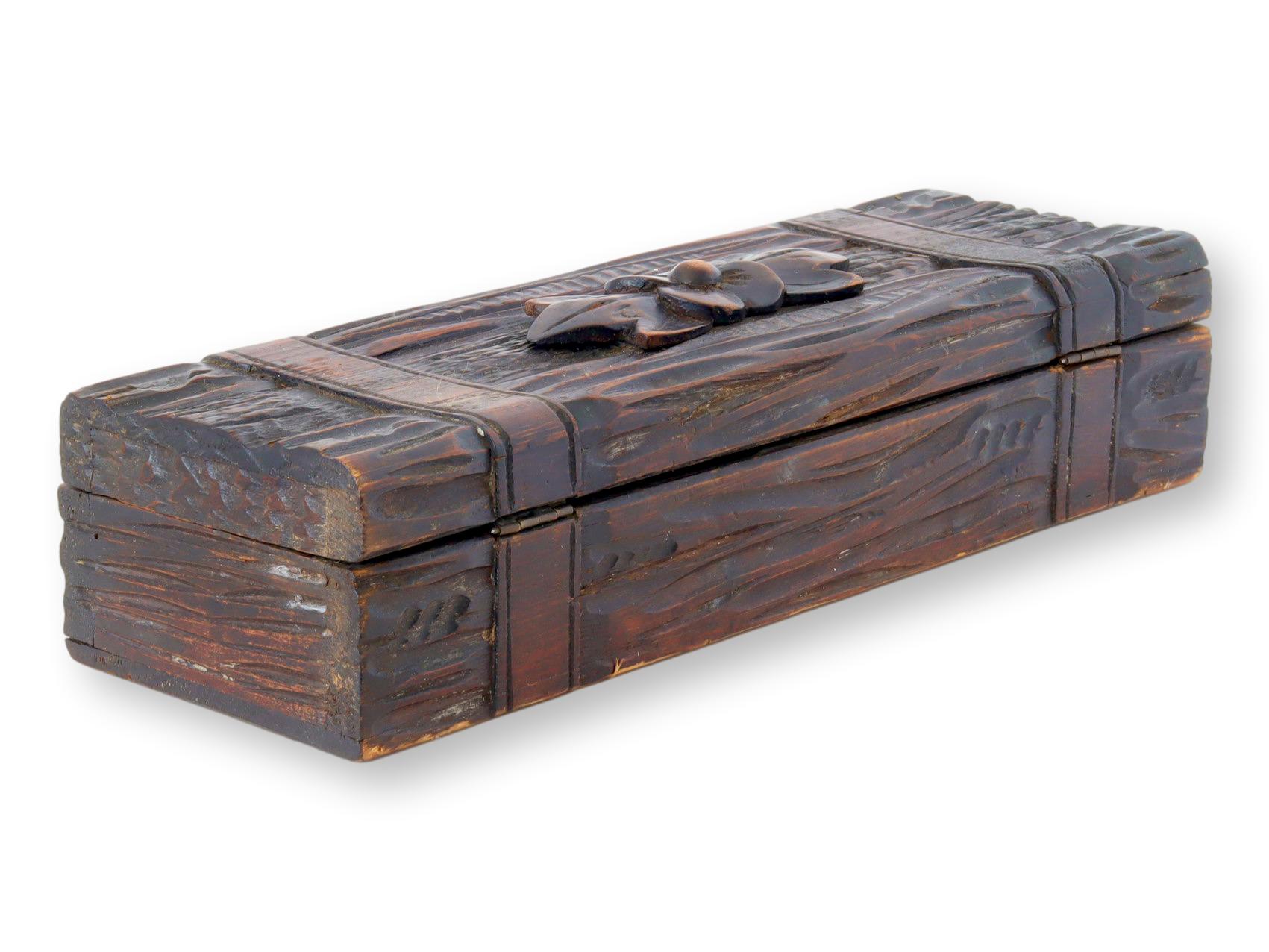 Carved Black Forest "Remote Control" Box~P77688785