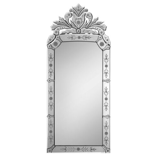 Martha Oversized Wall Mirror, Mirrored~P41525098