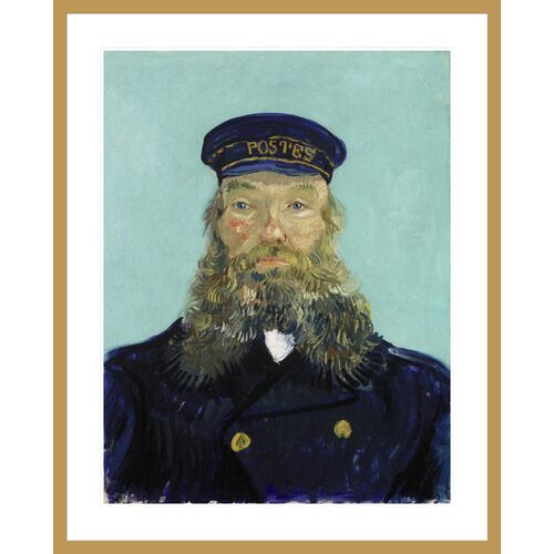 Portrait of Postman Roulin by Vincent van Gogh Framed Print