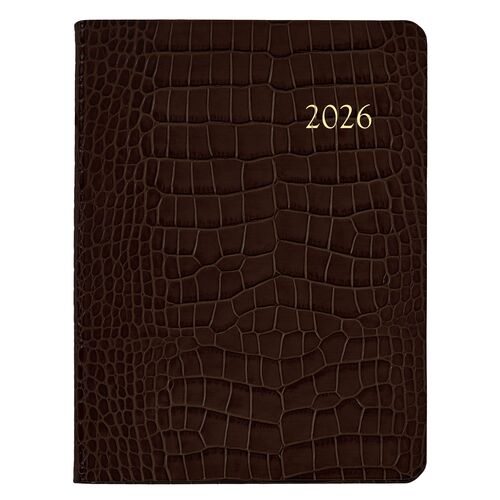 2026 Datebook Desk Diary, Crocodile