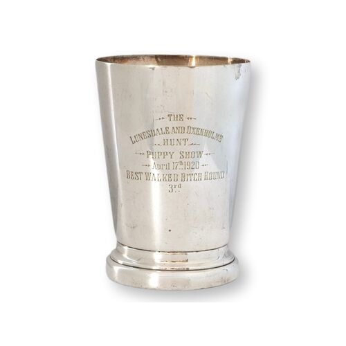 1920 English Dog Show Trophy Mug