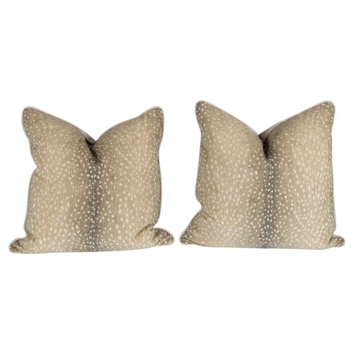 Stone Antelope Pillows, Pair~P77320108