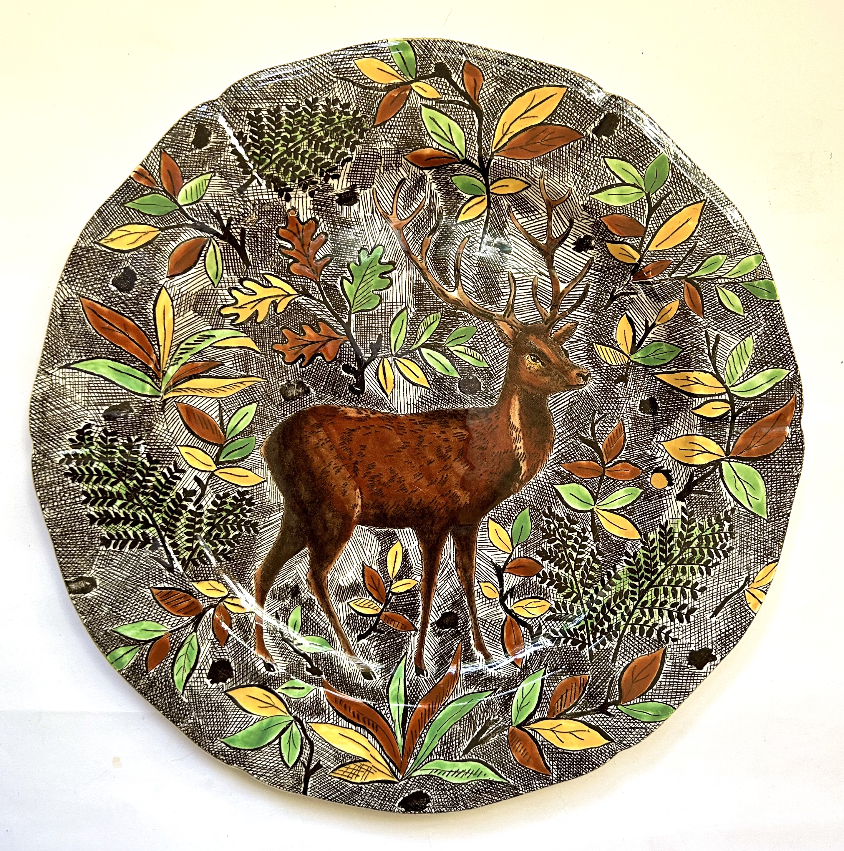 Gien Rambouillet French Deer Platter~P77714418
