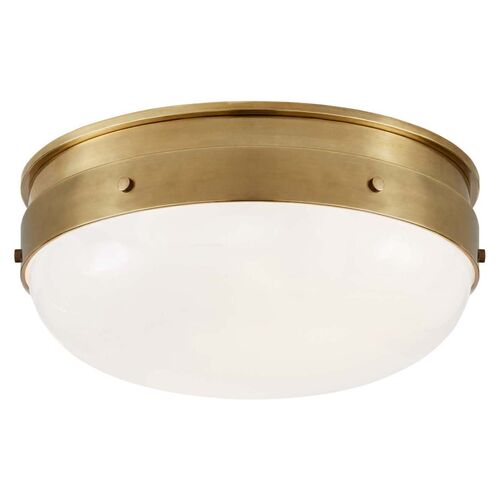 Hicks Flush Mount, Hand-Rubbed Antiqued Brass~P77520373