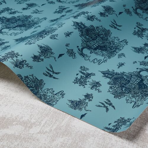 Chinoiserie Wallpaper, Harbour/Powdery Navy~P77458874