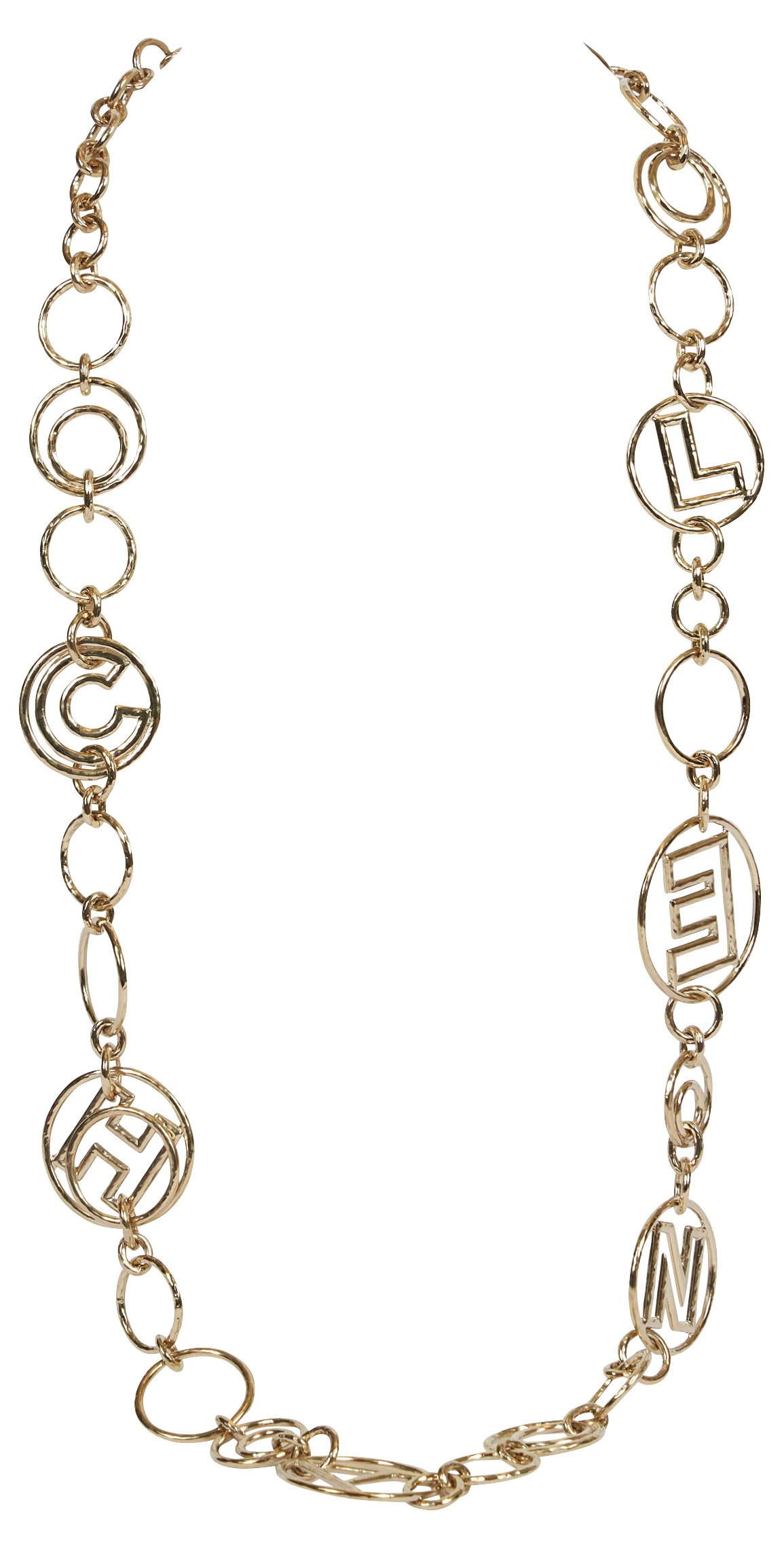 Chanel Oversized Silver Necklace /Belt~P77576481