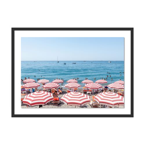 Richard Silver, Ischia Beach Umbrellas Photograph