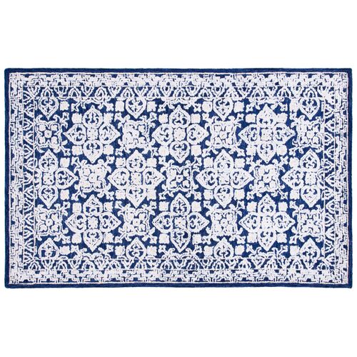Mae Hand Tufted Rug, Navy