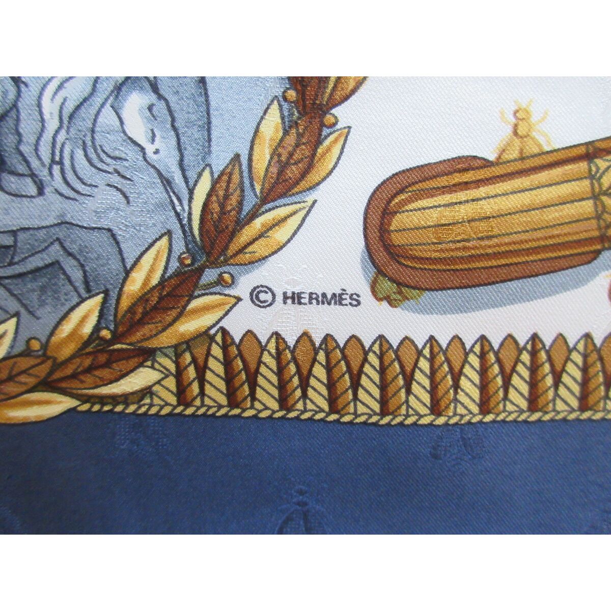 Hermes Vintage Napoleon Bee Jacquard Silk Scarf – Amarcord Vintage