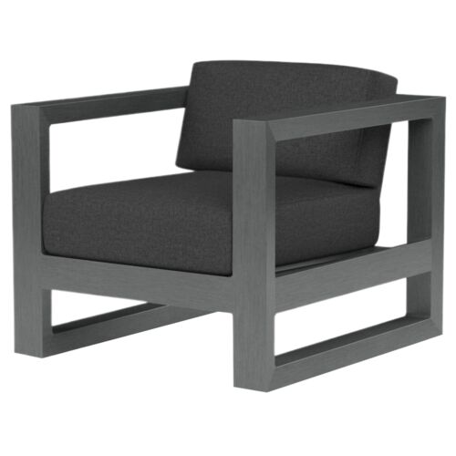 Laken Outdoor Aluminum Club Chair