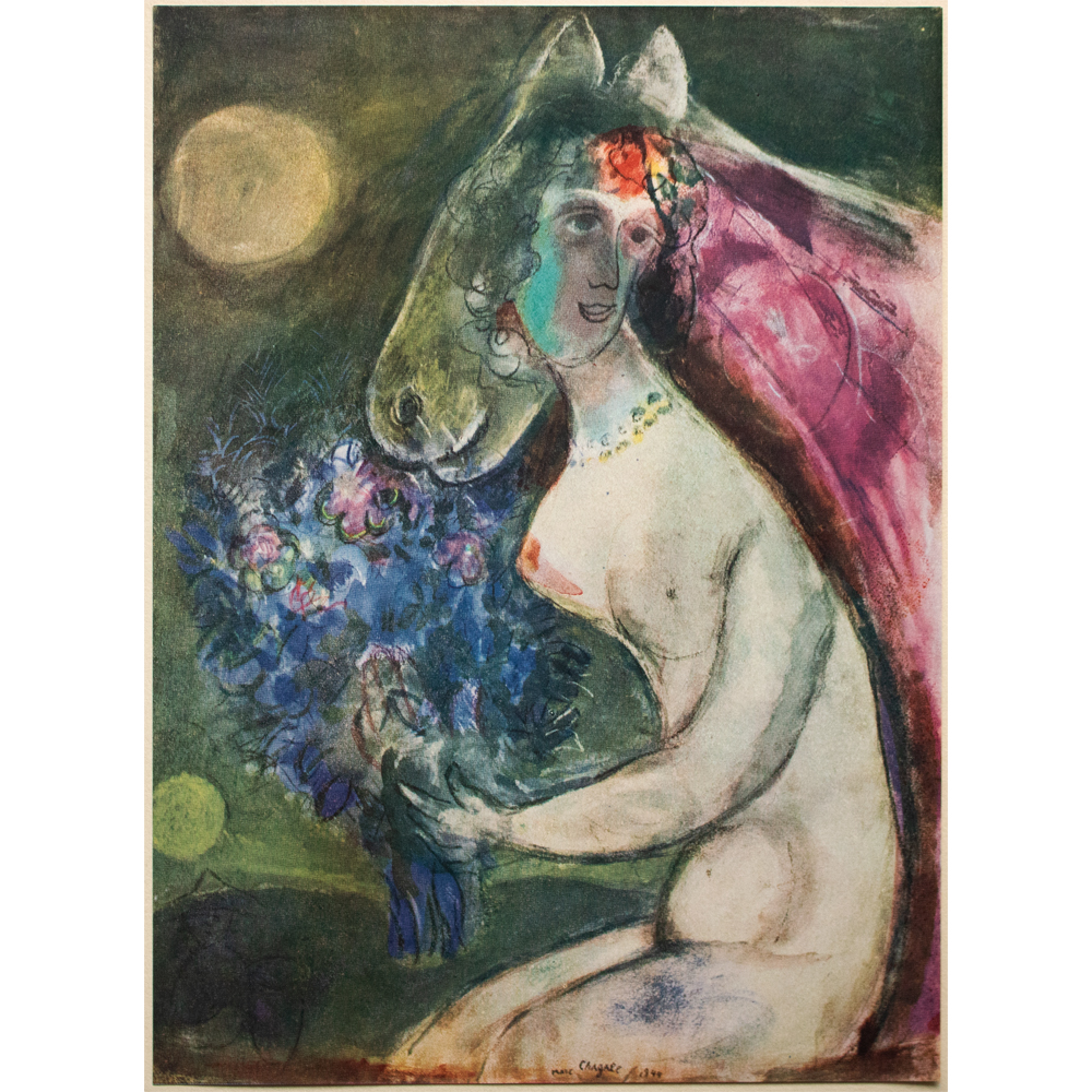 1947 Marc Chagall Moonlight, COA~P77540493