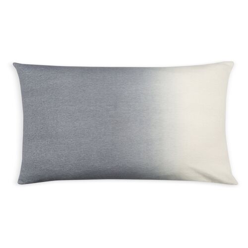 Dip-Dyed 14x22 Lumbar Pillow, Light Gray~P77502685