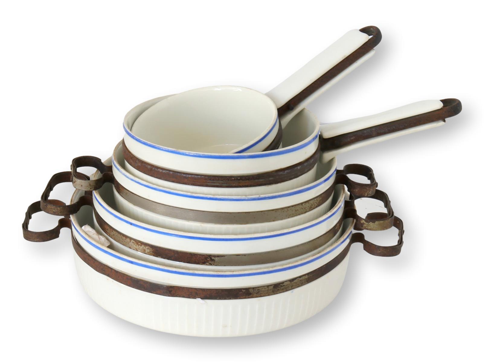 French Porcelain Cookware, 5 Pcs~P77673710