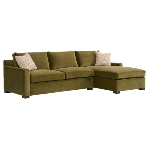 Regency Polyester Sectional Chaise