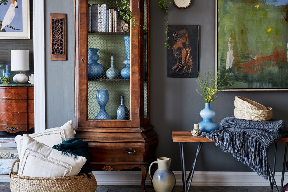 Vintage furnishings are perhaps the ultimate in eco-friendly decorating.
