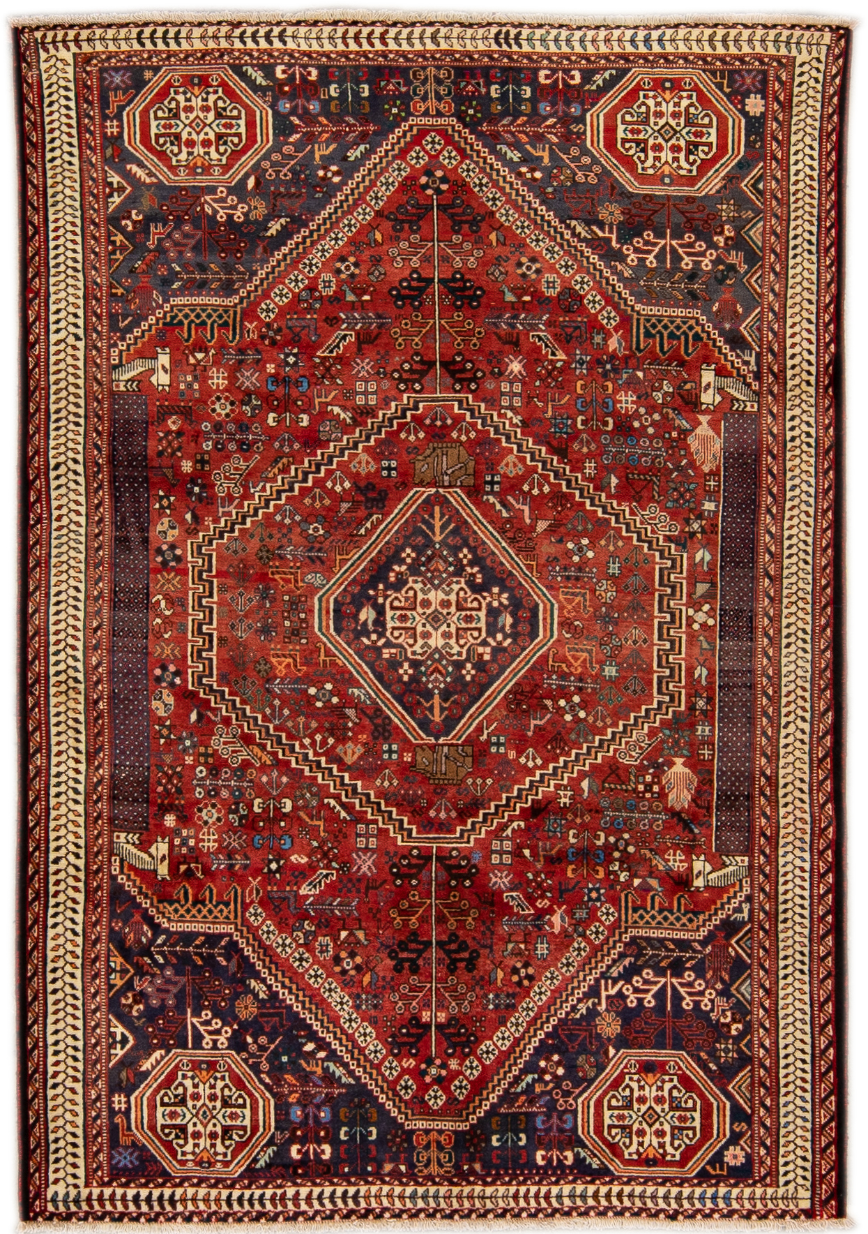 Heriz Red Persian Wool Rug~P77646746