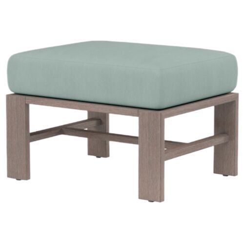 Farren Outdoor Aluminum Ottoman