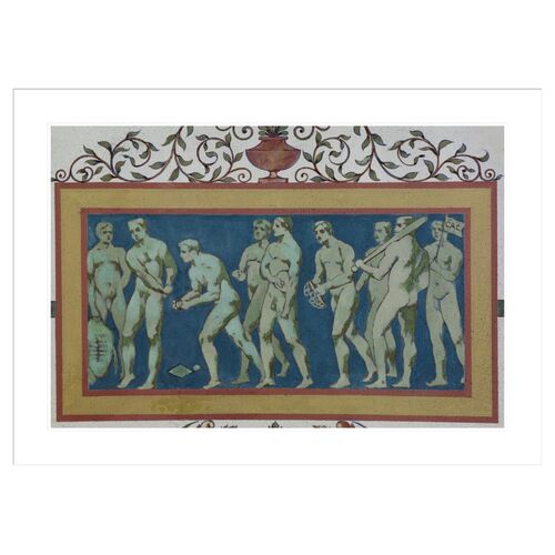 [Mural depicting baseball by Frederic C. Martin.] by Carol M. Highsmith Print