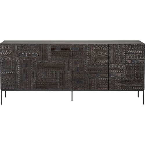 Tabwa 4-Door Sideboard, Black~P111123631