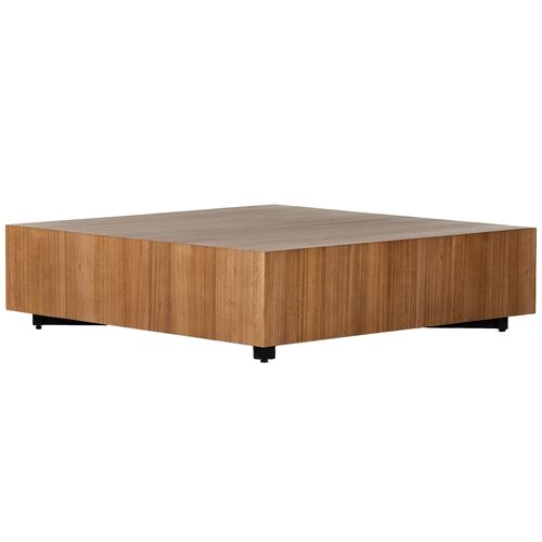 Zach Large Square Coffee Table, Natural Yukas