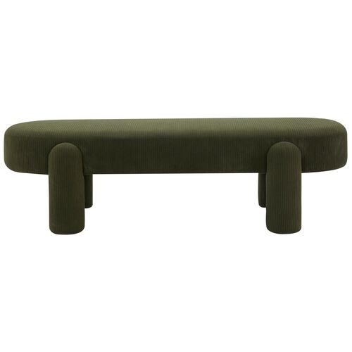 Cambria Corduroy Bench