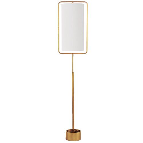 Geo Rectangle Floor Lamp, Gold~P77345213