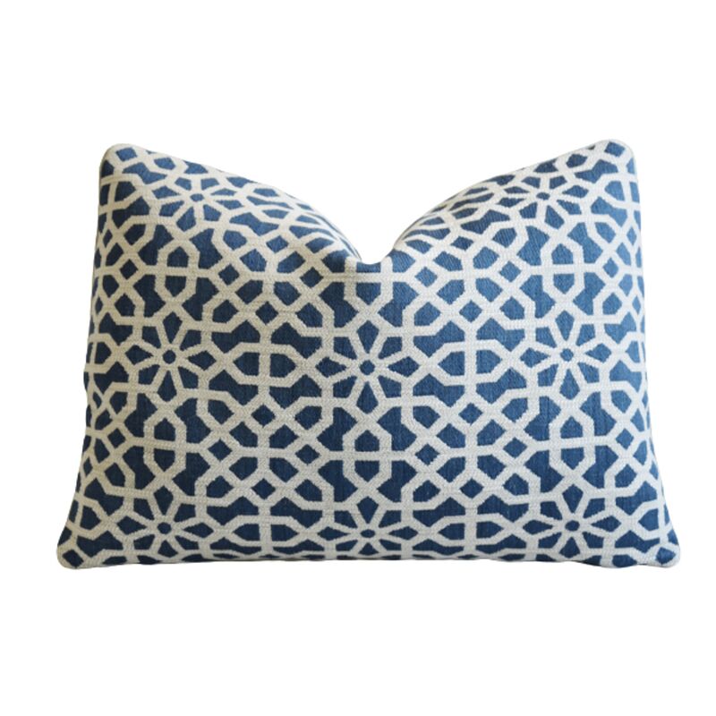 Clarence House Geometric Fabric Pillow