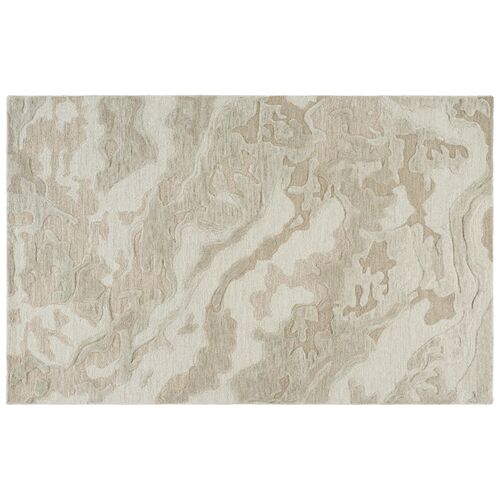 Ines Hand Tufted Rug, Green