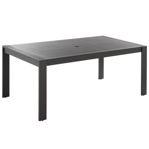 Stonebridge Outdoor 71.2" Aluminum Rectangular Dining Table Stonebridge Outdoor 71.2" Aluminum Rectangular Dining Table