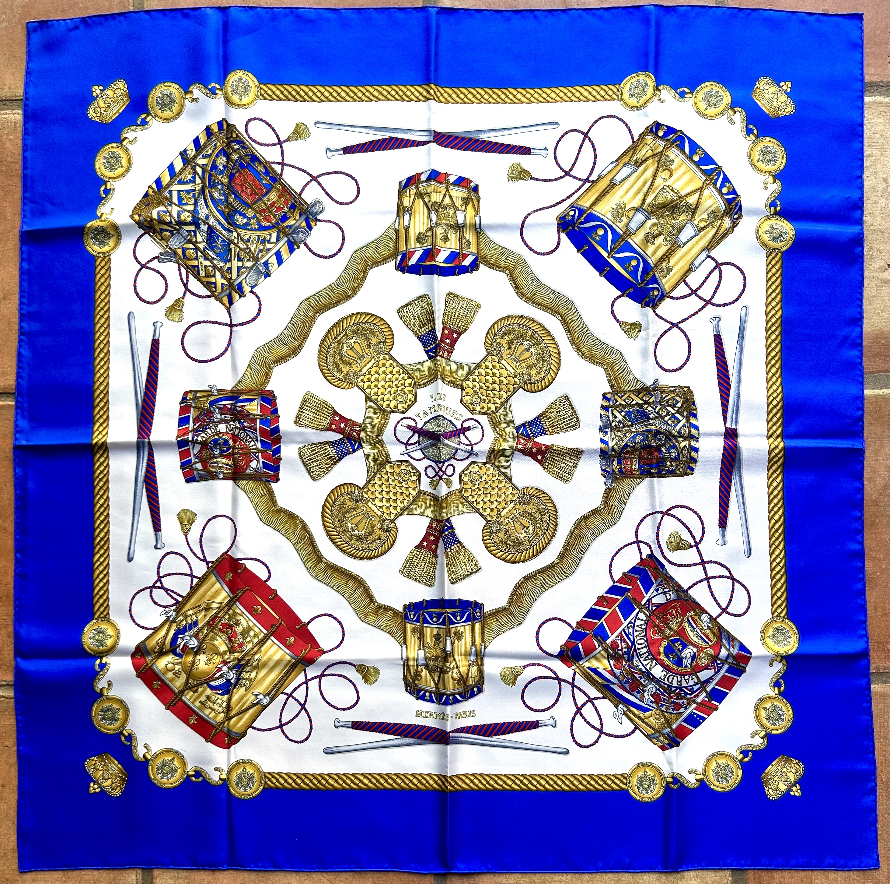 Hermès Les Tambours Scarf~P77733844
