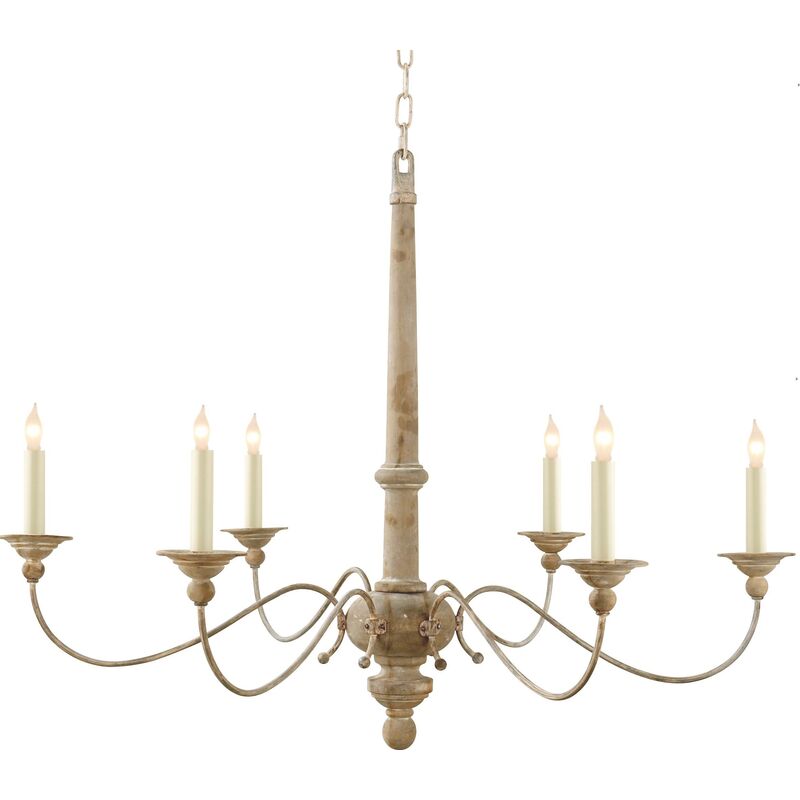 Country Chandelier, Belgian White