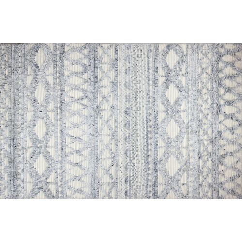 Marrakesh Knotted Rug, Ivory/Blue~P77635187