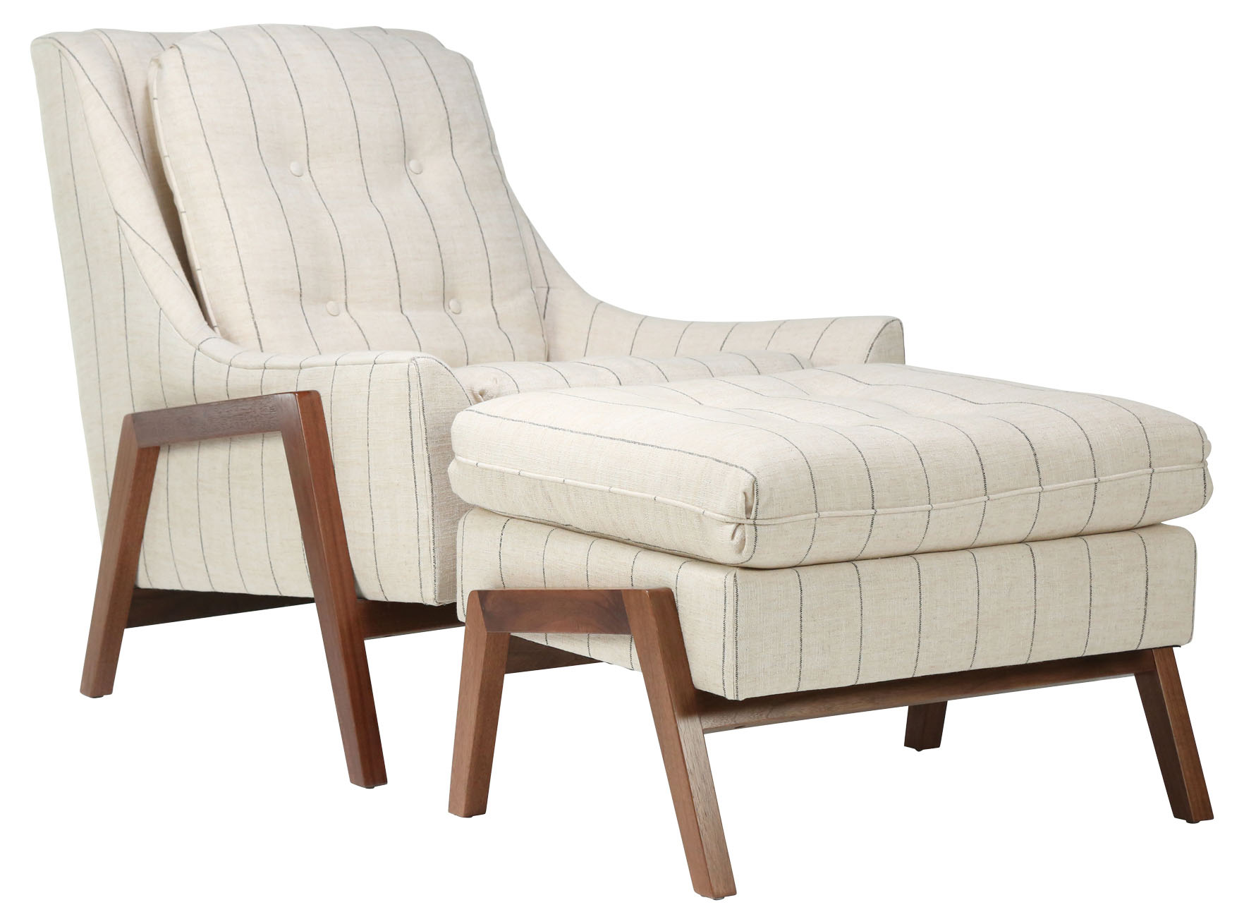 Grace armchair 2025 with footstool