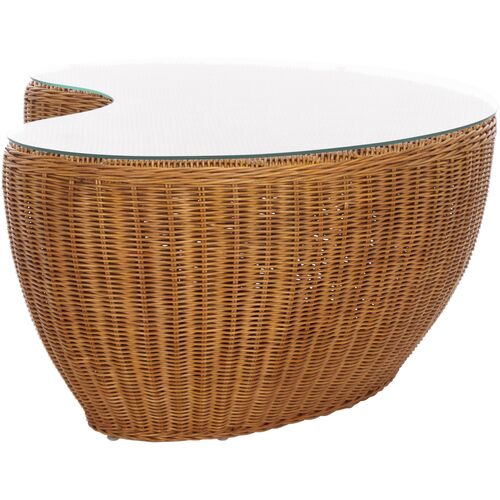 Xavira Rattan Coffee Table, Natural Xavira Rattan Coffee Table, Natural