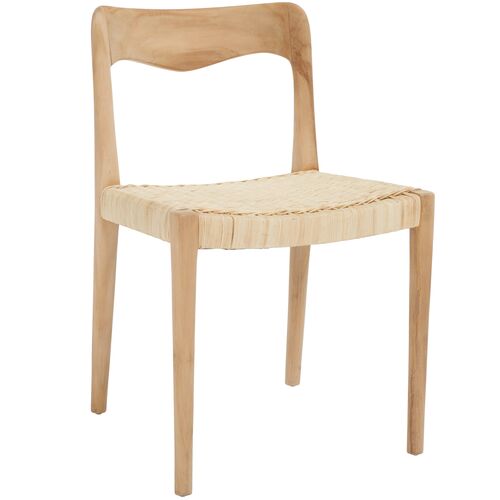 Zarindi Wicker Dining Chair, Natural