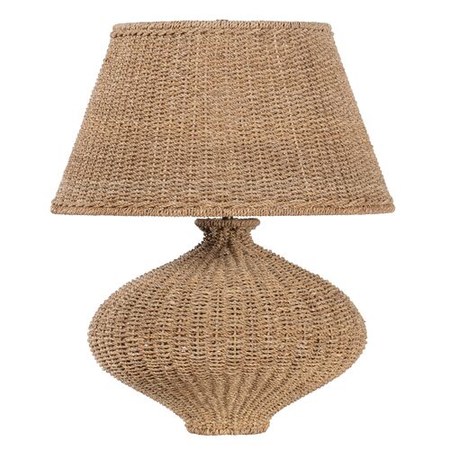 Nette Abaca Table Lamp, Natural