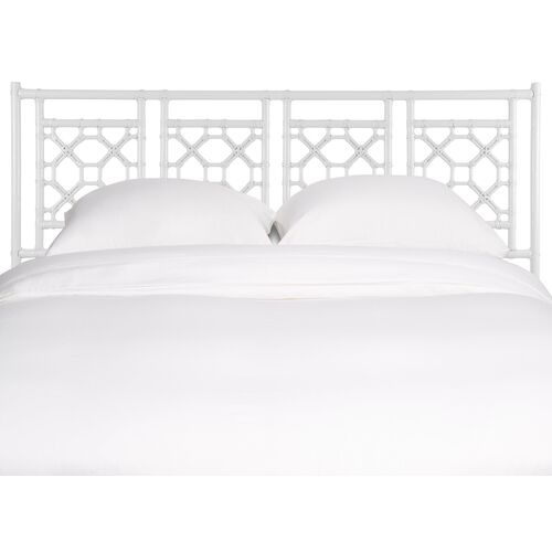 Lattice Headboard, White~P76532862