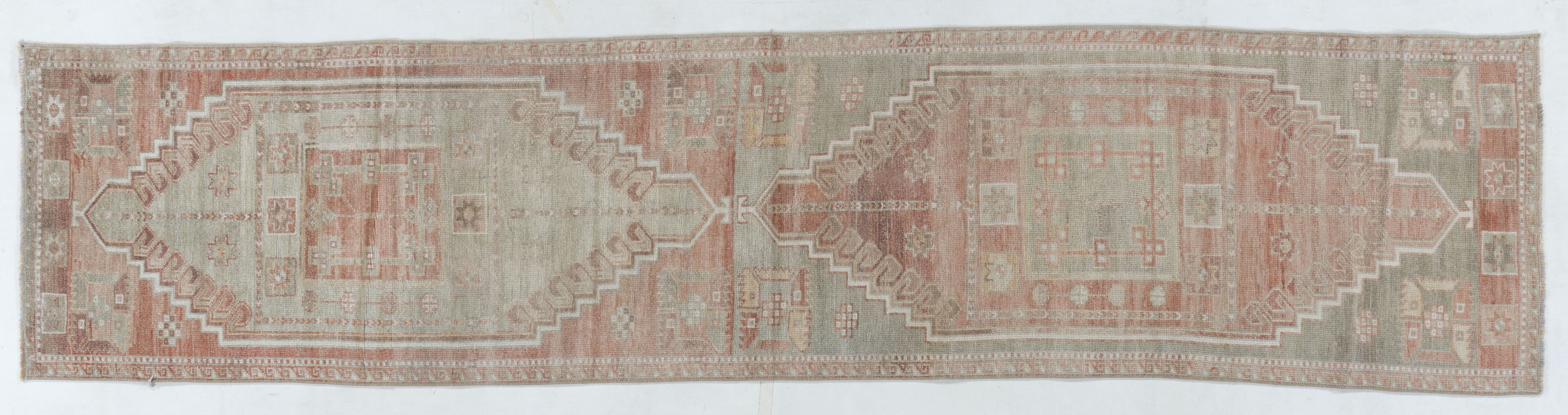 Turkish Oushak Runner 2'1 X 8'11