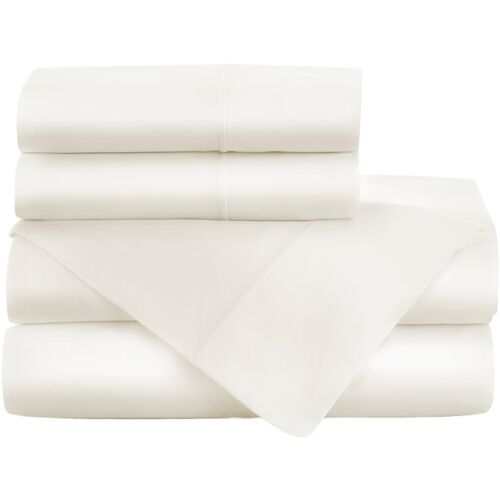Boutique Percale Sheet Set, Ivory