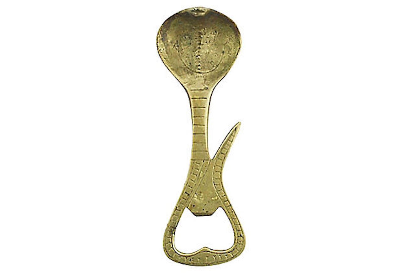 Brass Cobra Bottle Opener~P77593551