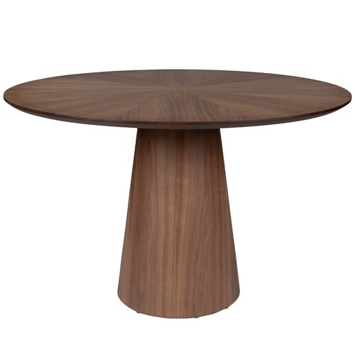 Monica 47" Round Wood Dining Table
