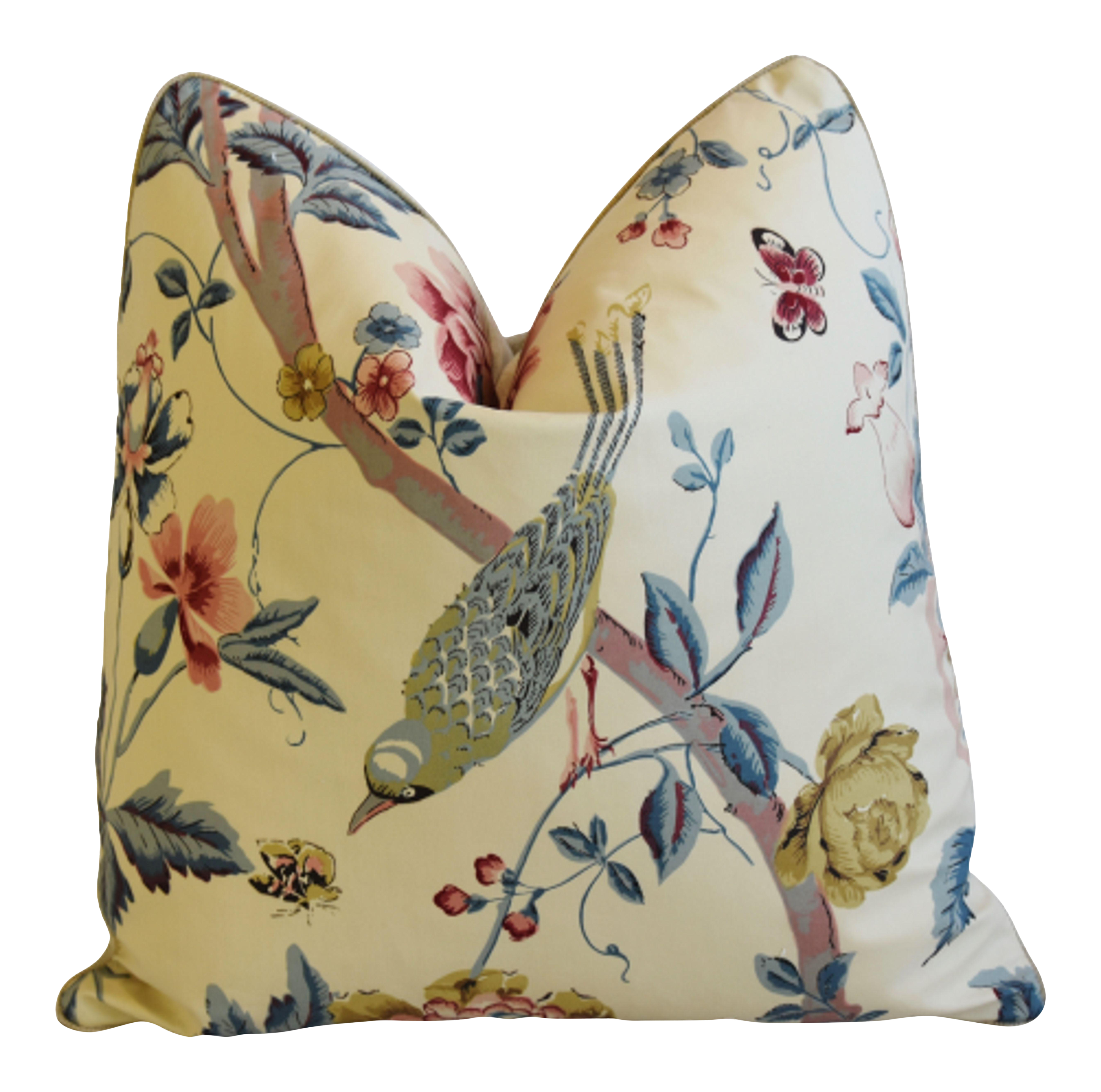 Titley & Marr Chinoiserie Bird Pillow~P77665487